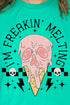 Freakin' Melting Comfort Colors Adult Ring-Spun Cotton Tee