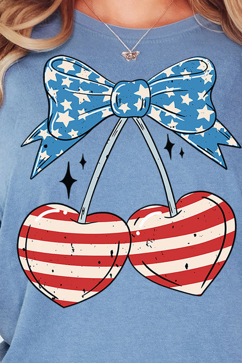 Freedom Cherries Comfort Colors Adult Ring-Spun Cotton Tee