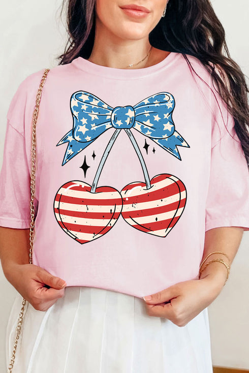 Freedom Cherries Comfort Colors Adult Ring-Spun Cotton Tee