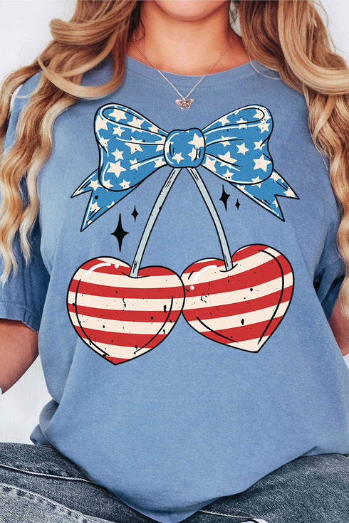 Freedom Cherries Comfort Colors Adult Ring-Spun Cotton Tee