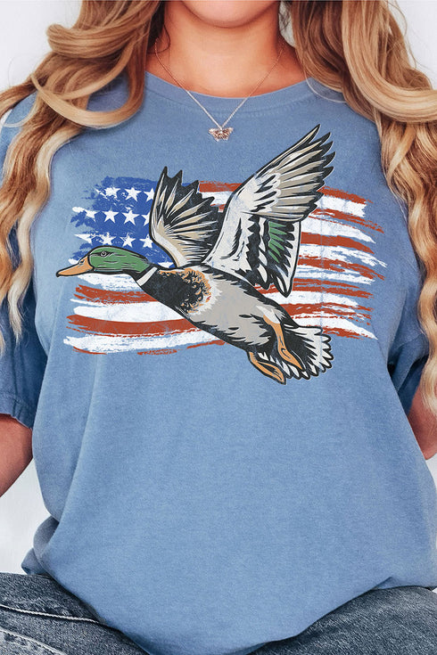 Free Flying Mallard Comfort Colors Adult Ring-Spun Cotton Tee