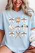 Game Day Bows Comfort Colors Adult Ring-Spun Cotton Tee