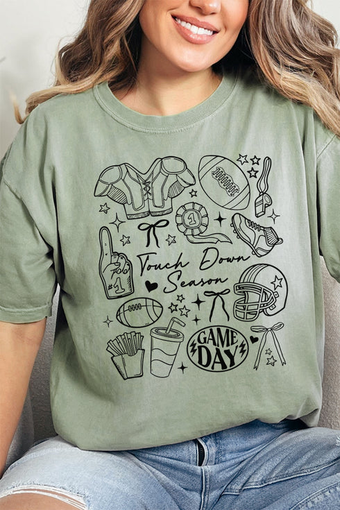 Gameday Girlie Collage Comfort Colors Adult Ring-Spun Cotton Tee