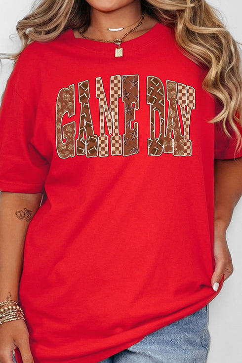 Game Day Glitz Comfort Colors Adult Ring-Spun Cotton Tee