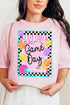 Game Day Guest Check Comfort Colors Adult Ring-Spun Cotton Tee