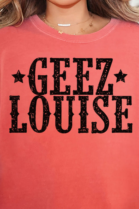 Geez Louise Comfort Colors Adult Ring-Spun Cotton Tee