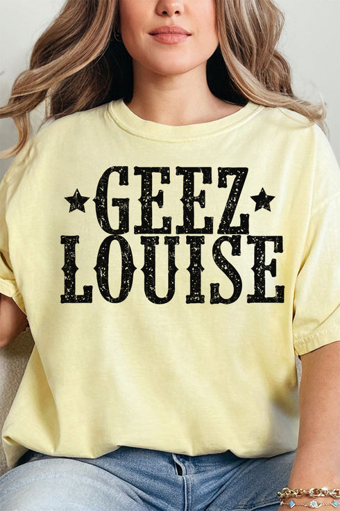 Geez Louise Comfort Colors Adult Ring-Spun Cotton Tee