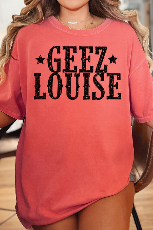 Geez Louise Comfort Colors Adult Ring-Spun Cotton Tee