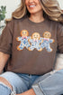 Gingerbread Chinoiserie Christmas Comfort Colors Adult Ring-Spun Cotton Tee