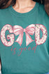 Girlie God Is Good Comfort Colors Adult Ring-Spun Cotton Tee