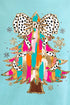 Glitzy Christmas Tree Comfort Colors Adult Ring-Spun Cotton Tee