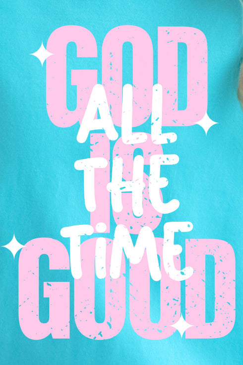 God Is Good All The Time Comfort Colors Adult Ring-Spun Cotton Tee