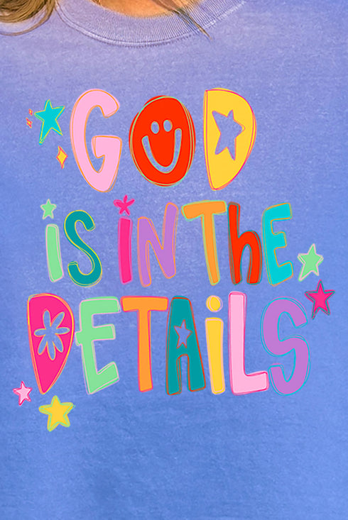 God In The Details Comfort Colors Adult Ring-Spun Cotton Tee