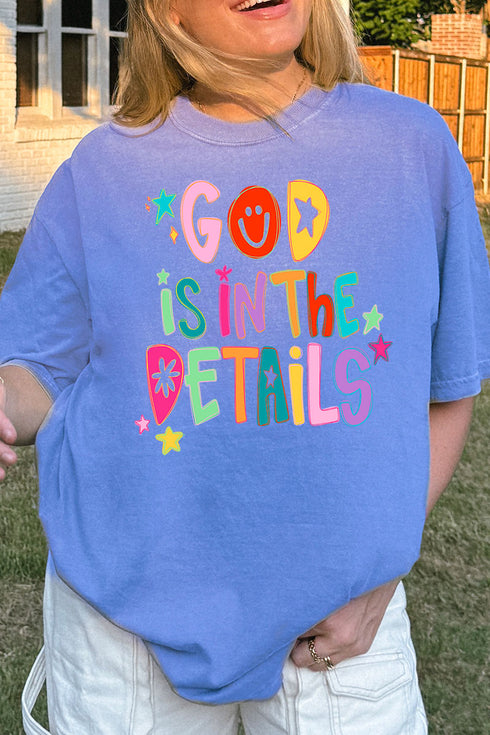 God In The Details Comfort Colors Adult Ring-Spun Cotton Tee