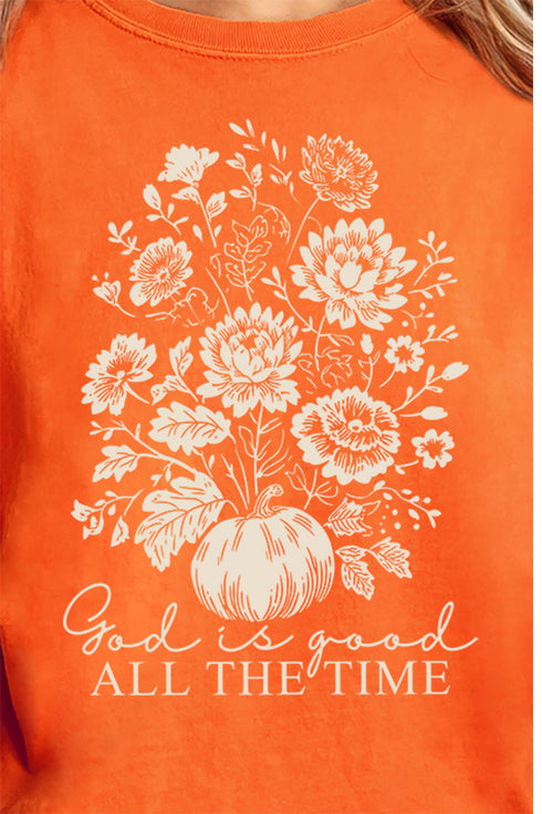 God Is Good & Autumn Is Proof Comfort Colors Adult Ring-Spun Cotton Tee