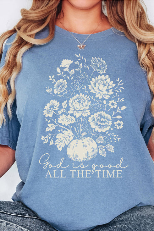 God Is Good & Autumn Is Proof Comfort Colors Adult Ring-Spun Cotton Tee
