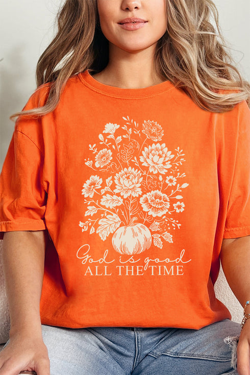 God Is Good & Autumn Is Proof Comfort Colors Adult Ring-Spun Cotton Tee