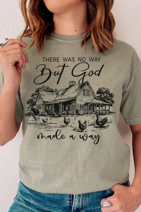 God Made A Way Comfort Colors Adult Ring-Spun Cotton Tee