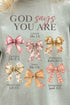 God Says You Are Coquette Comfort Colors Adult Ring-Spun Cotton Tee