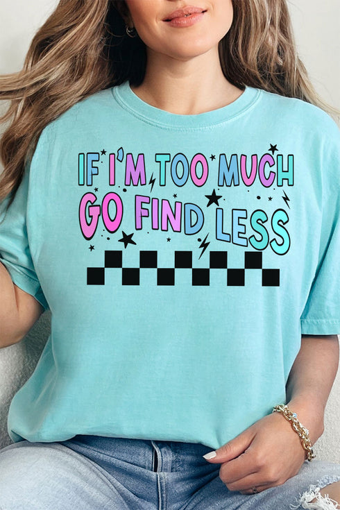 Go Find Less Comfort Colors Adult Ring-Spun Cotton Tee