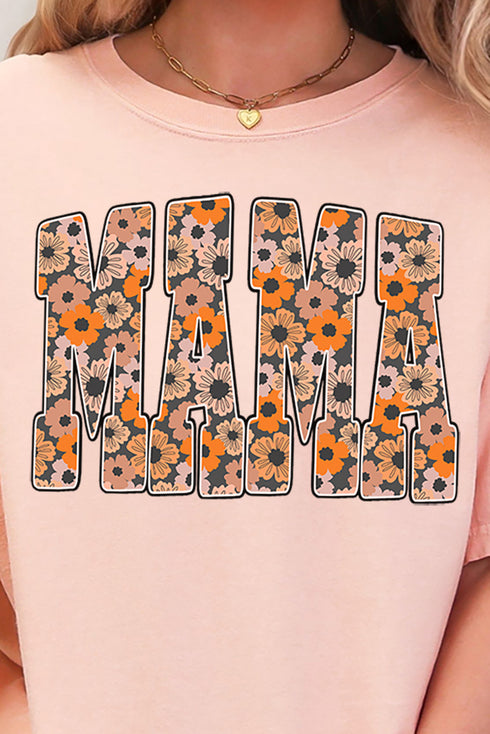 Golden Blooms Mama Comfort Colors Adult Ring-Spun Cotton Tee