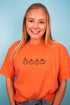 Embroidered Gourd Vibes Only Comfort Colors Adult Ring-Spun Cotton Tee