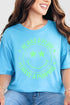 Green Happy He Has A Plan Comfort Colors Adult Ring-Spun Cotton Tee