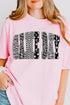 Groovy Game Day Check Comfort Colors Adult Ring-Spun Cotton Tee
