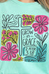 Grow In Grace Doodle Comfort Colors Adult Ring-Spun Cotton Tee