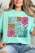 Grow In Grace Doodle Comfort Colors Adult Ring-Spun Cotton Tee