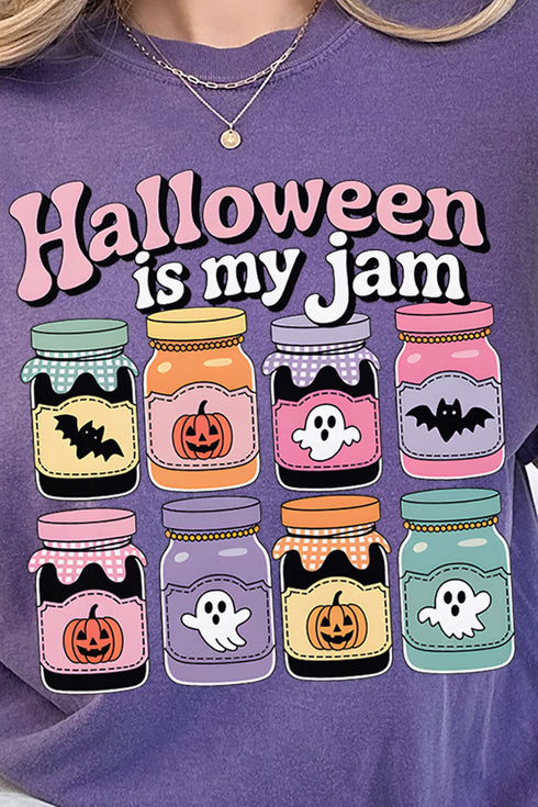 Halloween Is My Jam Comfort Colors Adult Ring-Spun Cotton Tee