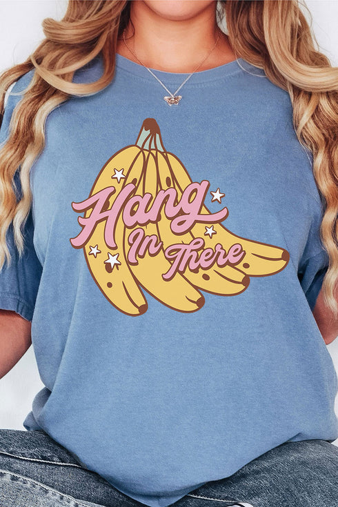 Hang In There Bananas Comfort Colors Adult Ring-Spun Cotton Tee