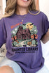 Haunted Library Comfort Colors Adult Ring-Spun Cotton Tee