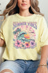 Hawaiian Summer Vibes Comfort Colors Adult Ring-Spun Cotton Tee