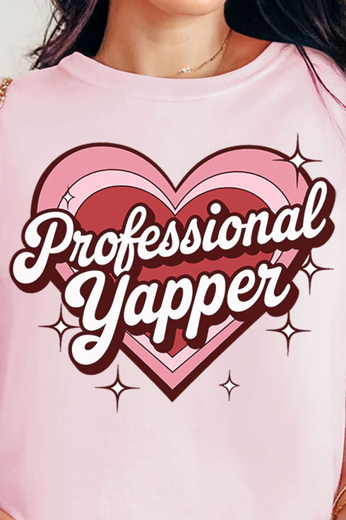 Heart Professional Yapper Comfort Colors Adult Ring-Spun Cotton Tee
