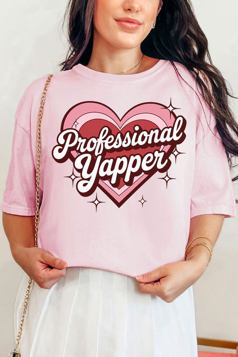 Heart Professional Yapper Comfort Colors Adult Ring-Spun Cotton Tee