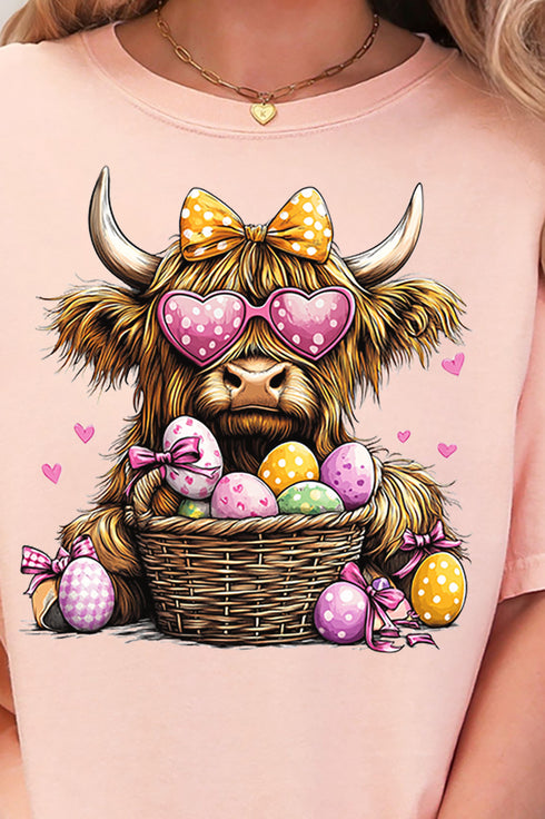 Highland Hops & Eggs Comfort Colors Adult Ring-Spun Cotton Tee