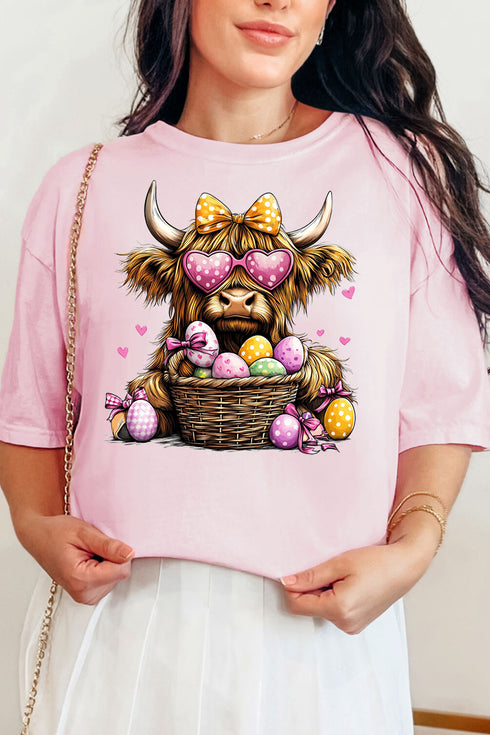 Highland Hops & Eggs Comfort Colors Adult Ring-Spun Cotton Tee