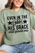 His Grace Finds Me Comfort Colors Adult Ring-Spun Cotton Tee
