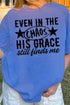 His Grace Finds Me Comfort Colors Adult Ring-Spun Cotton Tee
