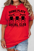 Home Plate Social Club Comfort Colors Adult Ring-Spun Cotton Tee