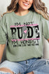 Honesty Overload Comfort Colors Adult Ring-Spun Cotton Tee