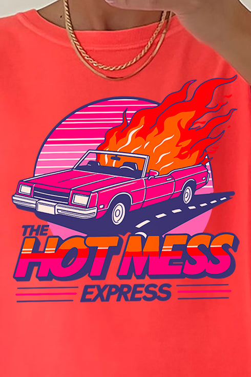 Hot Mess Express Comfort Colors Adult Ring-Spun Cotton Tee