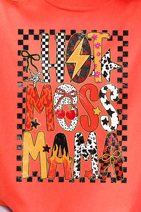 Hot Mess Mama Comfort Colors Adult Ring-Spun Cotton Tee