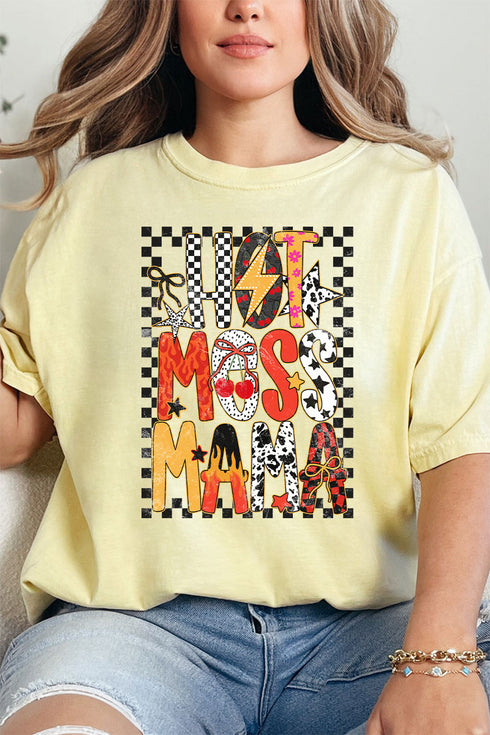 Hot Mess Mama Comfort Colors Adult Ring-Spun Cotton Tee