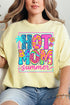 Hot Mom Summer Comfort Colors Adult Ring-Spun Cotton Tee