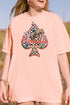 Howdy Cactus Spade Comfort Colors Adult Ring-Spun Cotton Tee
