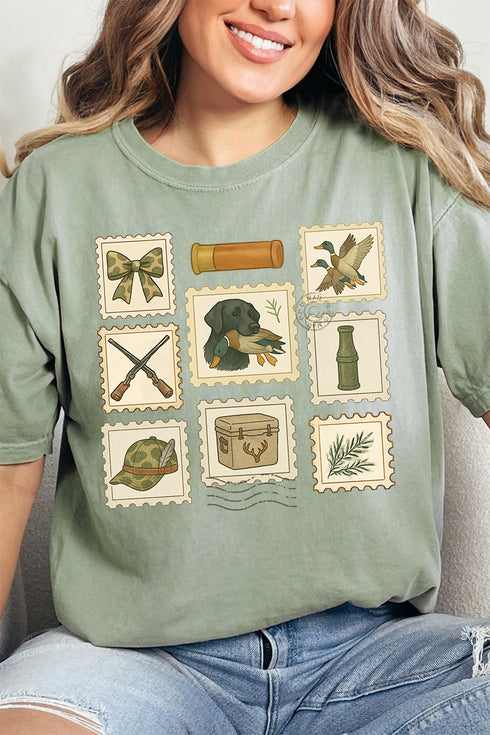 Hunting Stamps Comfort Colors Adult Ring-Spun Cotton Tee