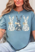 Indigo Bunny Trio Comfort Colors Adult Ring-Spun Cotton Tee