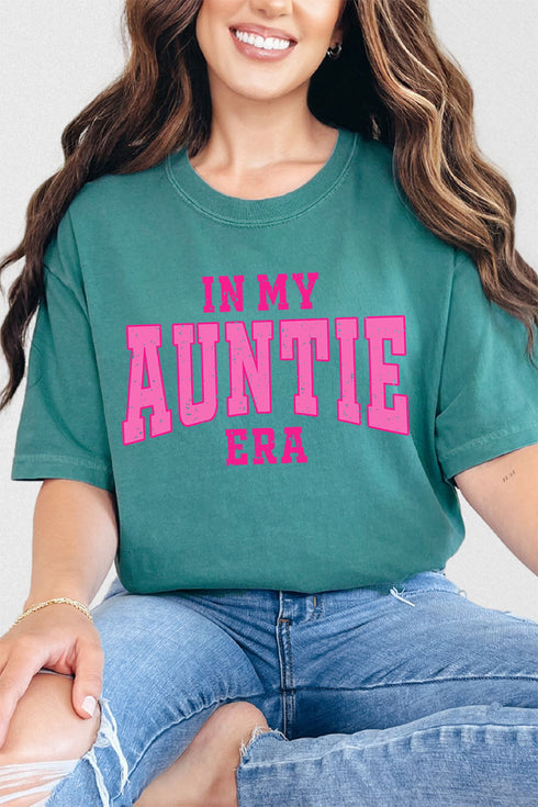Pink In My Auntie Era Comfort Colors Adult Ring-Spun Cotton Tee